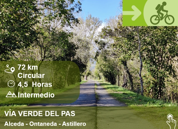 Ruta 3 Bici Via Verde del Pas Alceda-Ontaneda-Astillero - Portal de Turismo - Ayuntamiento de Corvera de Toranzo