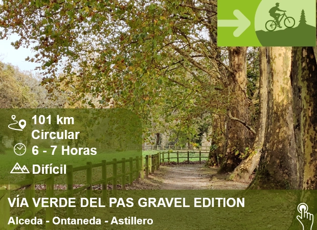 Ruta 5 Bici Via Verde del Pas Gravel Edition Alceda-Ontaneda - Portal de Turismo - Ayuntamiento de Corvera de Toranzo